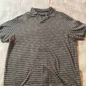 Mens Daniel Cremieux polo shirt grey /black and white XL